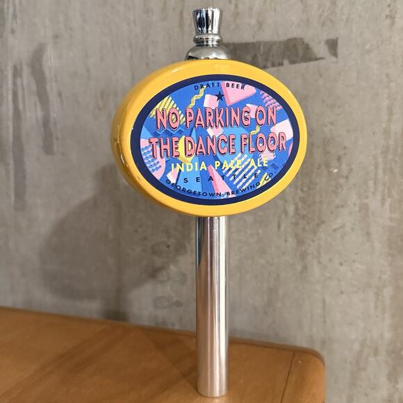 Georgetown Brewing Beer No Parking on the Dance Floor & Lily Ale Tap Pull Handle - Picture 1 of 7